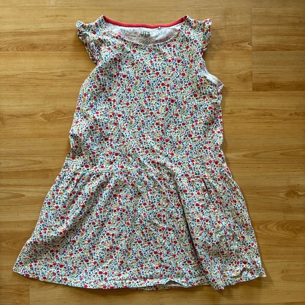 Uniqlo x Liberty of London girls floral dress 9/10
